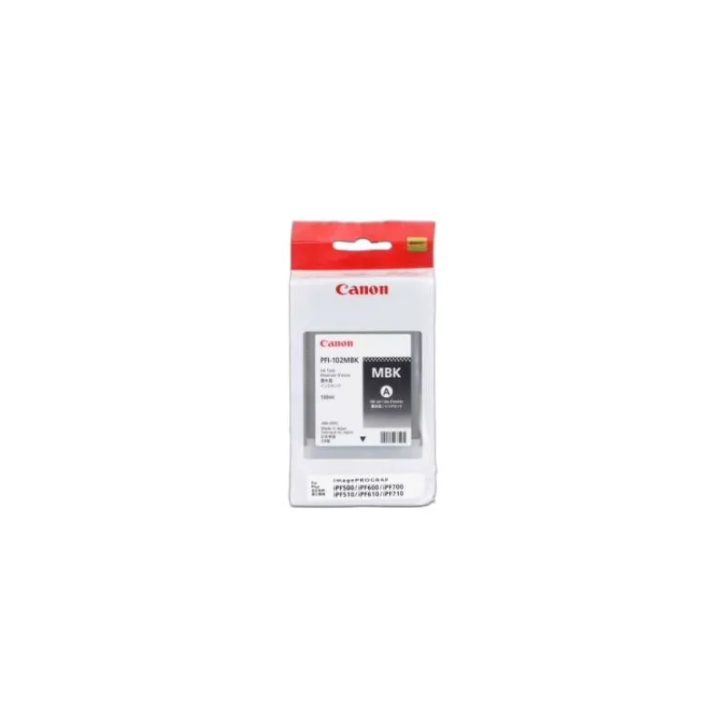 CANON INK PFI-102 MATTE BLACK iPF-500, 600, 700 (CF0894B001)