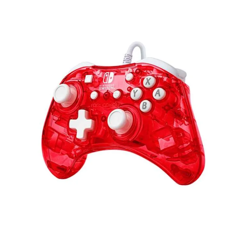 PDP Wired Mini Controller Rock Candy for Nintendo Switch, Stormin Cherry [500-181-EU-RD] (500-181-EU-RD)