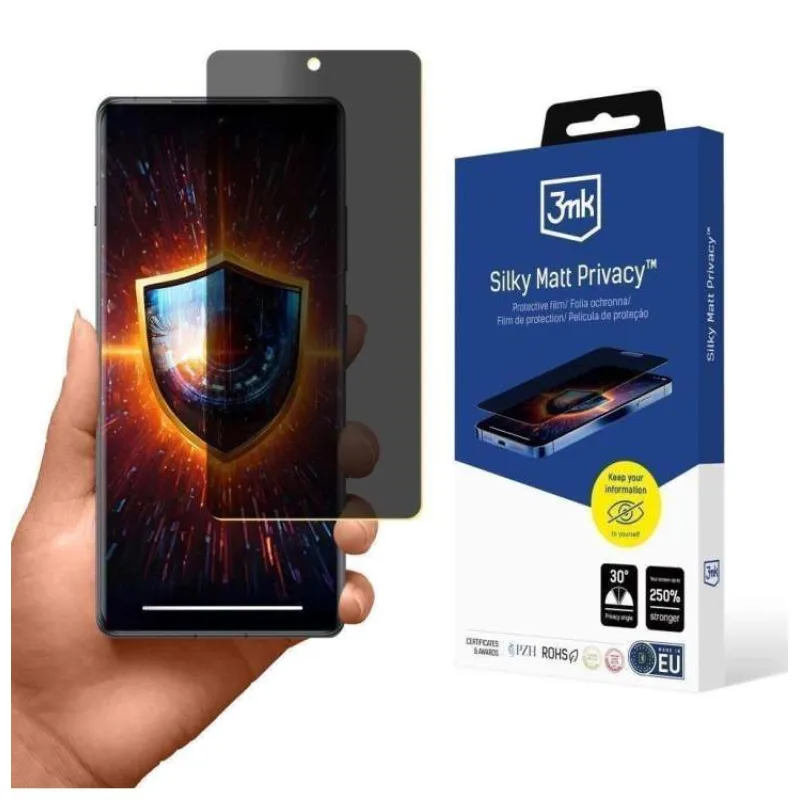3mk ochranná folie Silky Matt Privacy pro HTC U23 Pro (5903108630801)