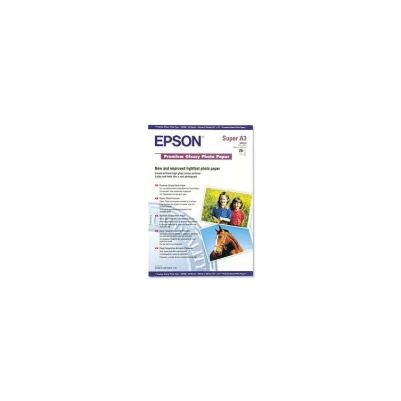 Prem.Glossy Photo Paper, DIN A3+, 255g/m2, 20listu (C13S041316)