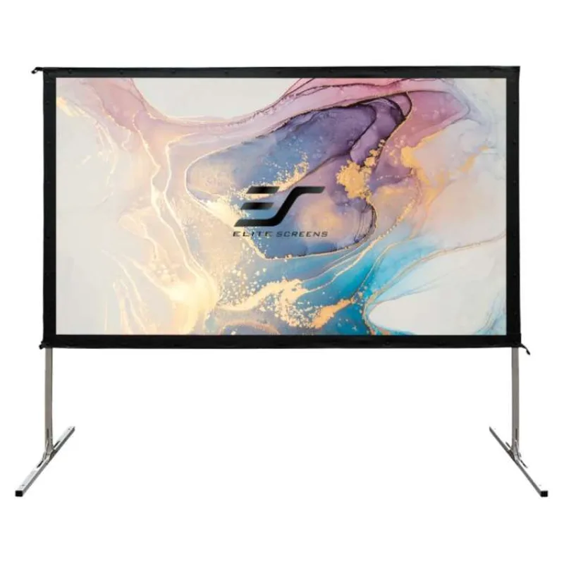 ELITE SCREENS plátno mobilní outdoor stativ 150" (381cm)/ 16:9/ 186,9×332cm/ hliníkový/ gain 1.1/ CineWhite (OMS150H2)