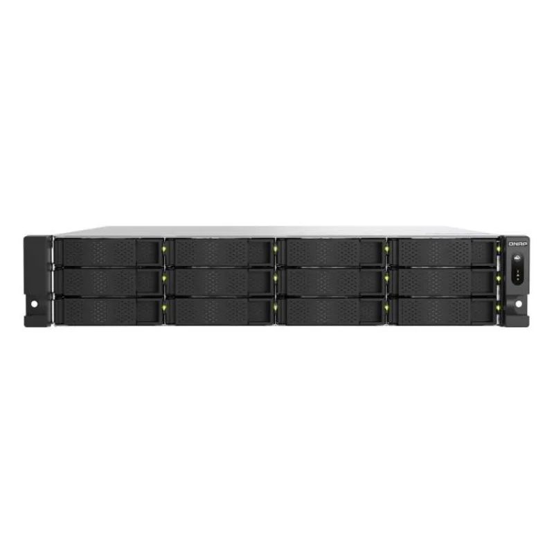 QNAP TS-h1277AXU-RP-R5-16G (Ryzen pre 5,1GHz, ZFS, 16GB DDR5 RAM, 12x SATA, 2x 2,5GbE, 2x 10GbE) (TS-h1277AXU-RP-R5-16G)