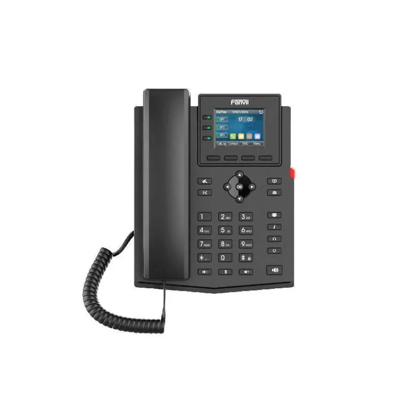 Fanvil X303G SIP telefón, 2,4" bar.disp., 4SIP, dual Gbit, PoE (X303G)
