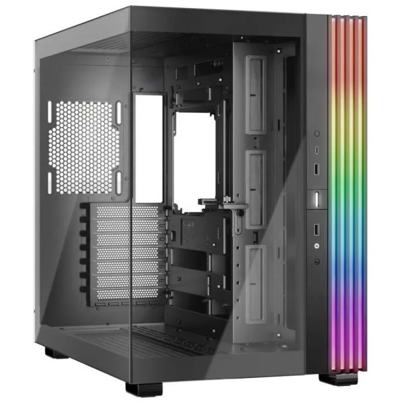 Be quiet! skříň LIGHT BASE 600DX / ATX / ARGB pásek / až 10 fan / 2xUSB / USB-C / panoramatická / černá (BGW65)