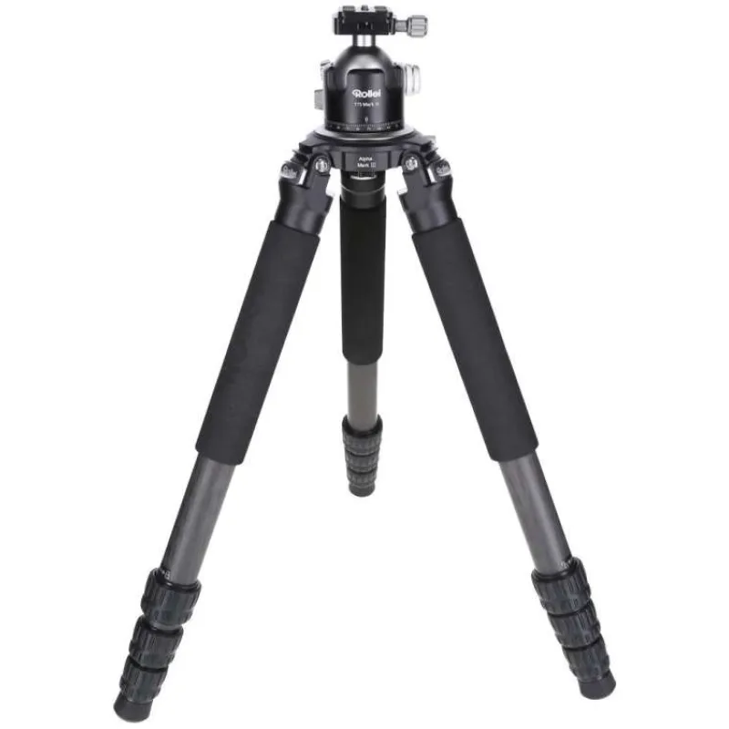 Rollei Stativ Rock Solid Tripod Alpha Mark III/ Zátěž 30kg/ Vytažený 167.5 cm/ Karbon (22965)
