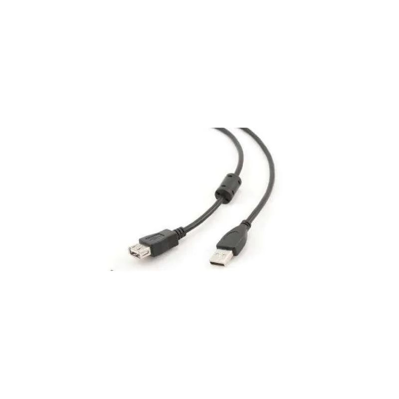 Kábel CABLEXPERT USB A-A 4,5m 2.0 predlžovací HQ s ferritovým jadrom (CCF-USB2-AMAF-15)