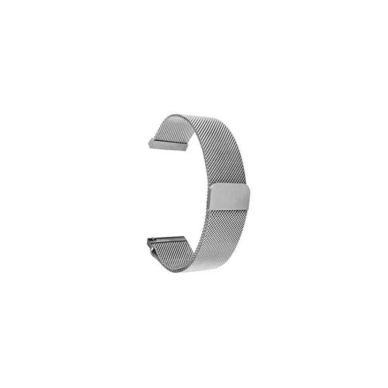 Tactical 699 Loop Magnetický Kovový Řemínek 22mm Silver (8596311123290)