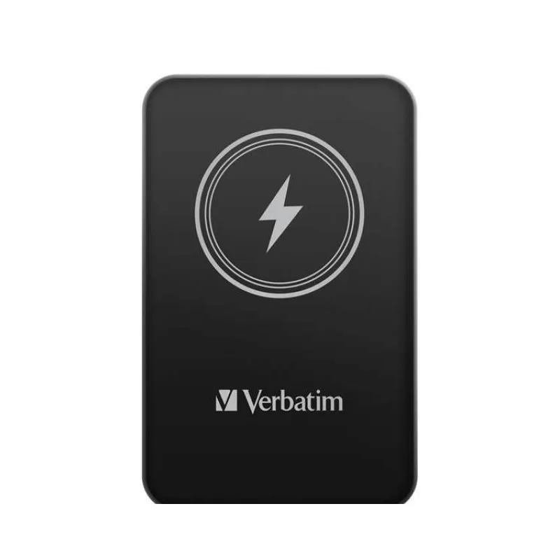VERBATIM Powerbanka Charge 'n' Go, Magnetická, 5000 mAh, USB-C, Černá (32240)