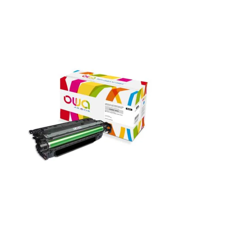 OWA Armor toner pre HP Color Laserjet CP4025/4520/4525, 8500 strán, CE260A, čierna/čierna (K15387OW)