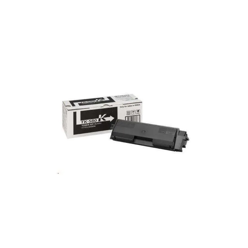 Kyocera toner TK-580K/ FS-C5150DN/ 3 500 stran/ Černý (TK-580K)