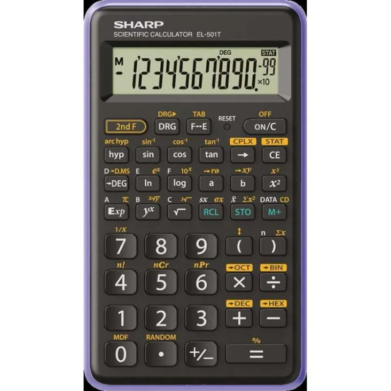 SHARP kalkulačka - EL-501T - zelená (balení blister) (SH-EL501TBGR)