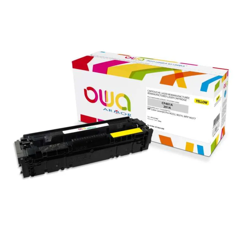 OWA Armor toner pre HP Color Laserjet Pro M252, M274, M277 MFP,CF402A,1400 str.žltá/žltá (CF402A) (K15831OW)