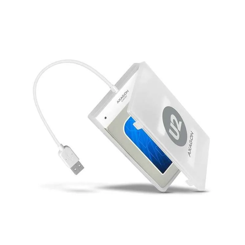 AXAGON ADSA-1S, USB2.0 - SATA HDD/SSD adaptér vč. 2.5" pouzdra (ADSA-1S)