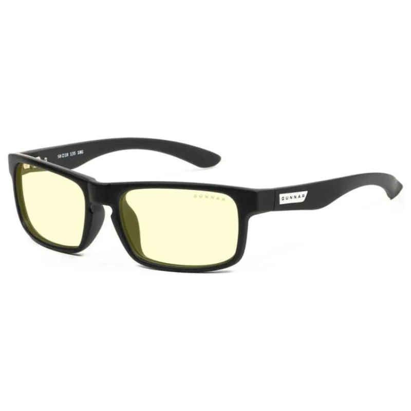 GUNNAR kancelářske/herní brýle ENIGMA ONYX jantarová skla BLF 65 GUNNAR focus (ENI-00101)