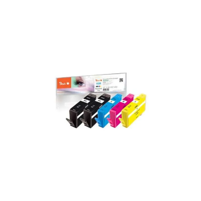 PEACH kompatibilní cartridge HP No 655 MultiPack Plus, 2xbk, c, m, y, 2x19ml, 3x12ml (319280)