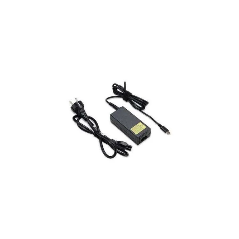 ACER 45W_USB Type C Adapter, čierny - pre zariadenia s USB C, EU POWER CORD (Maloobchodné balenie) (NP.ADT0A.065)