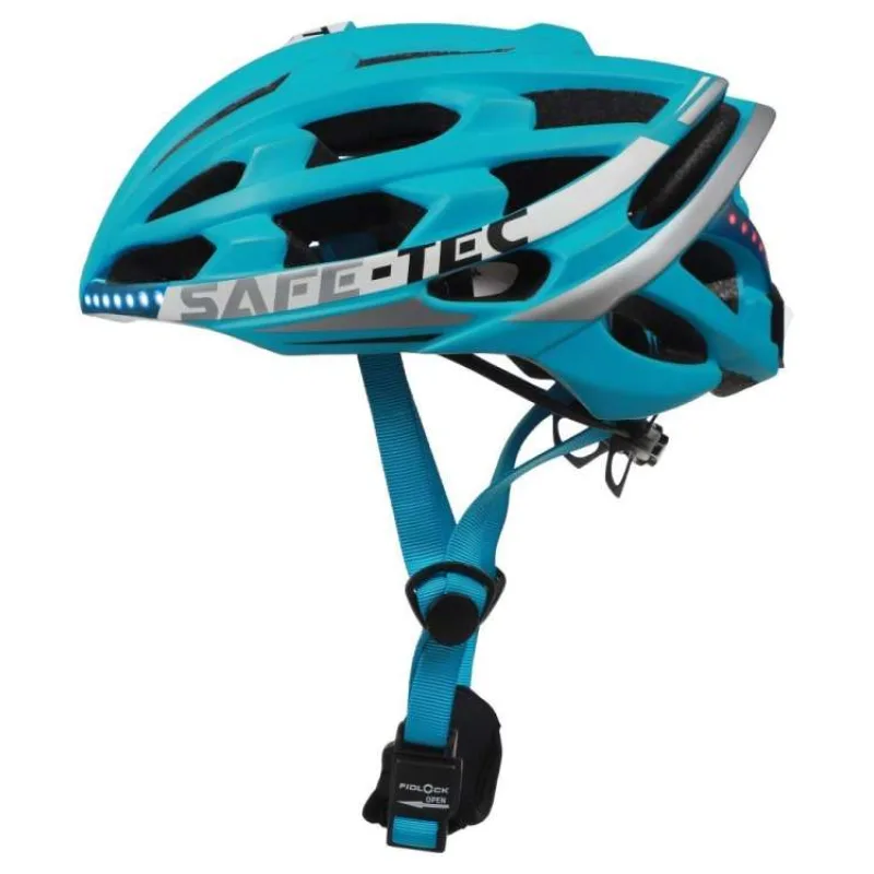 SAFE-TEC Chytrá Bluetooth helma/ Repro/ TYR 2 Turquoise M (2003-080)