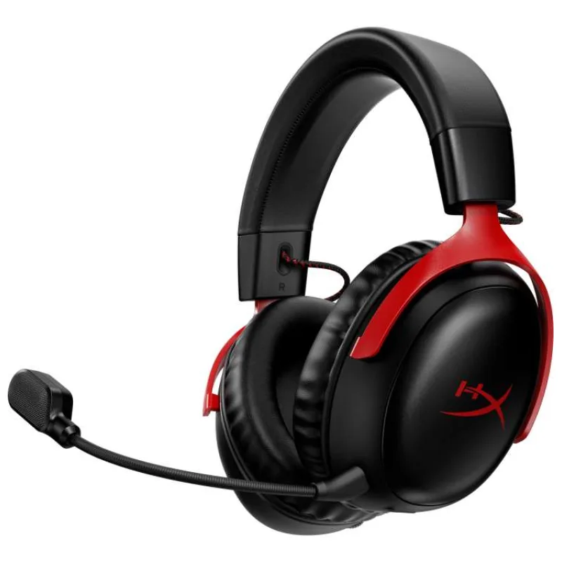 HyperX Cloud III S Wireless Black-Red Gaming Headset (A59Z0AA)