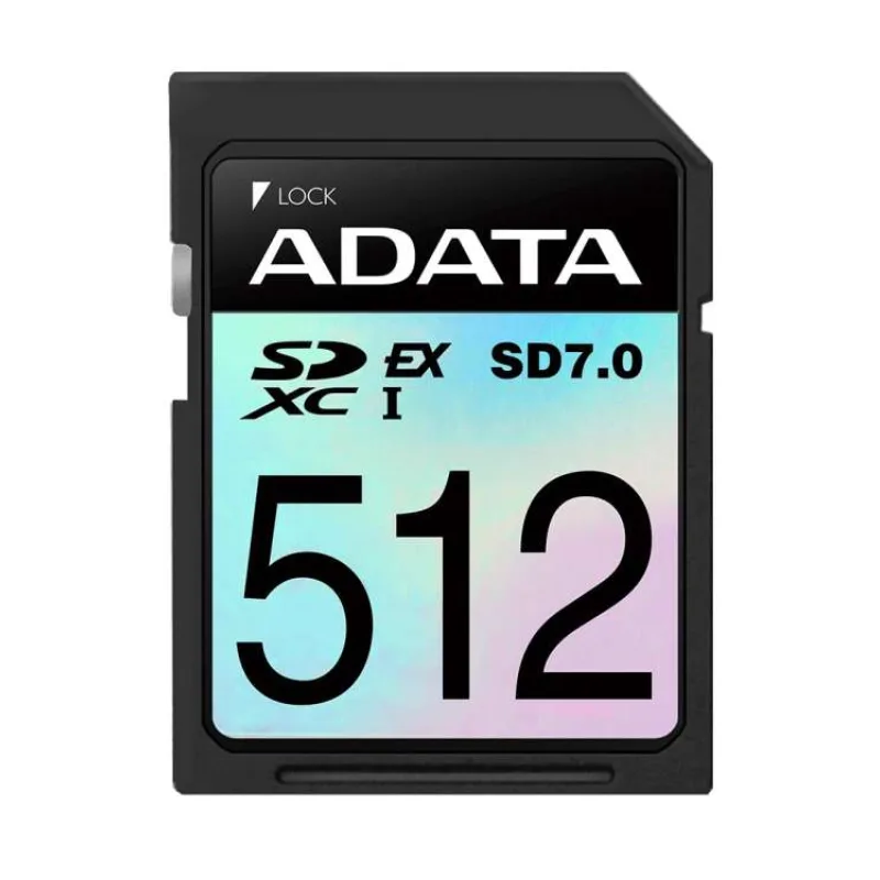 ADATA SDXC karta 512GB Express, PCIe Gen3, UHS-I, C10, V30, (R:800/W:700 MB/s) (ASD512GEX3L1-C)