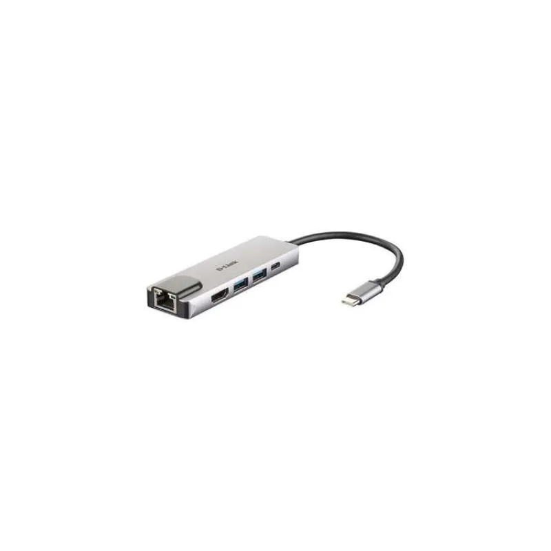 D-Link 5-in-1 USB-C Hub with HDMI/Ethernet a Power Delivery (DUB-M520)