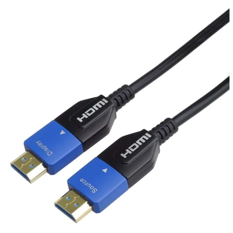 PREMIUMCORD Ultra High Speed HDMI 2.1 optický kabel 8K@60Hz 4K@120Hz 30m zlacený (KPHDM21M30)