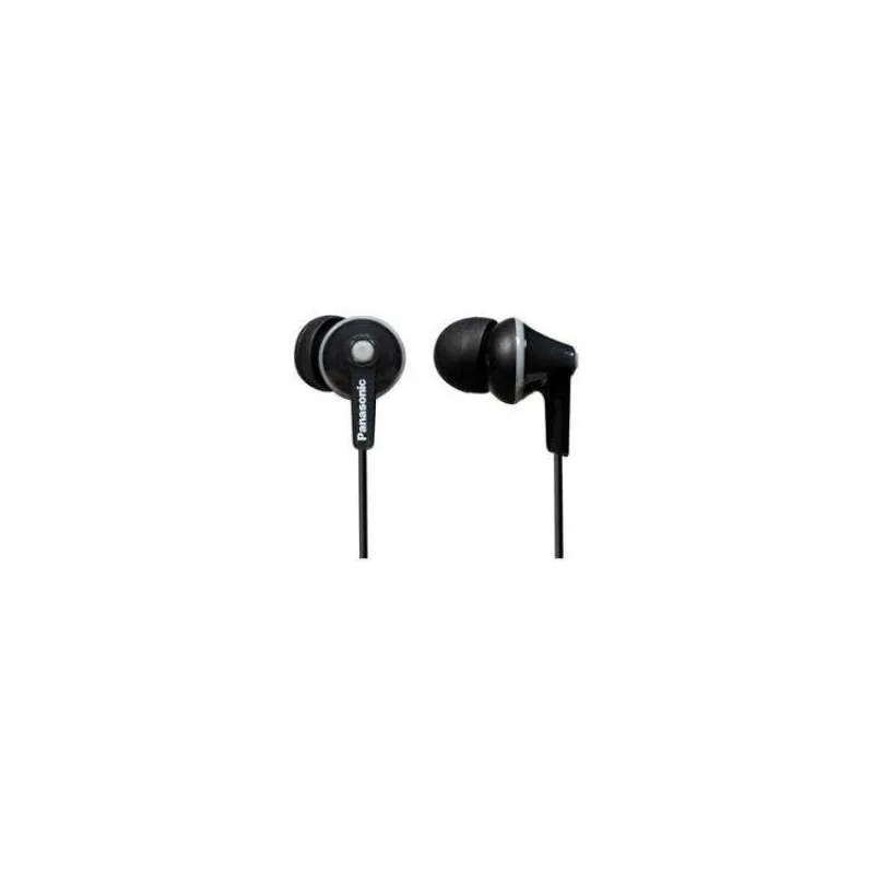 Panasonic RP-HJE125E-K, drátové sluchátka, do uší, 3 velikosti nástavců do uší, 3,5mm jack, kabel 1,1m, černá (RP-HJE125E-K)