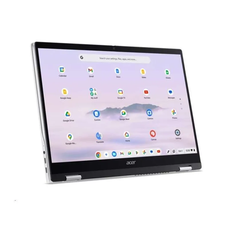 ACER NTB Chromebook Plus Spin 514 (CP514-5HN-K1TW),MT Ultra 910,14"WUXGA,16GB,256GB SSD,MC11,Chrome,Silver (NX.JRHEC.002)