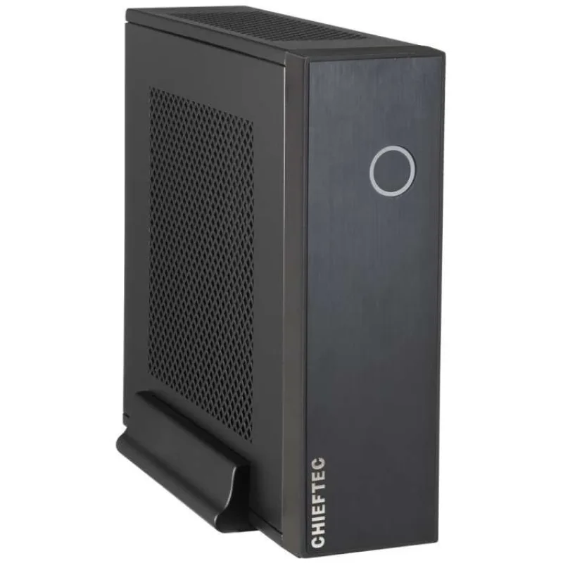 Skriňa CHIEFTEC Compact Series/mini ITX, IX-03B-OP, čierna, Alu, bez zdroja (IX-03B-OP)