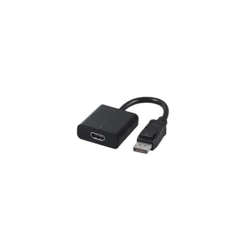 Gembird adaptér DisplayPort (M) na HDMI (F), kábel 0.1m, čierny (A-DPM-HDMIF-002)