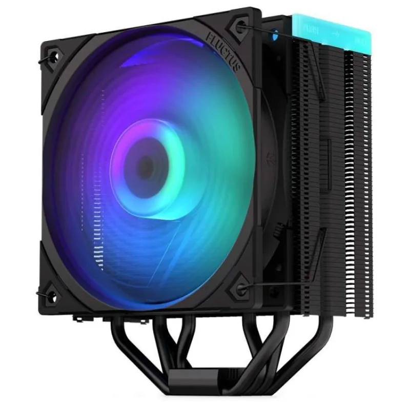 Endorfy chladič CPU Fera 5 Black ARGB / ultratichý/ 120mm ARGB / fan/ 4 heatpipes / PWM / pro Intel i AMD / černý (EY3A012)