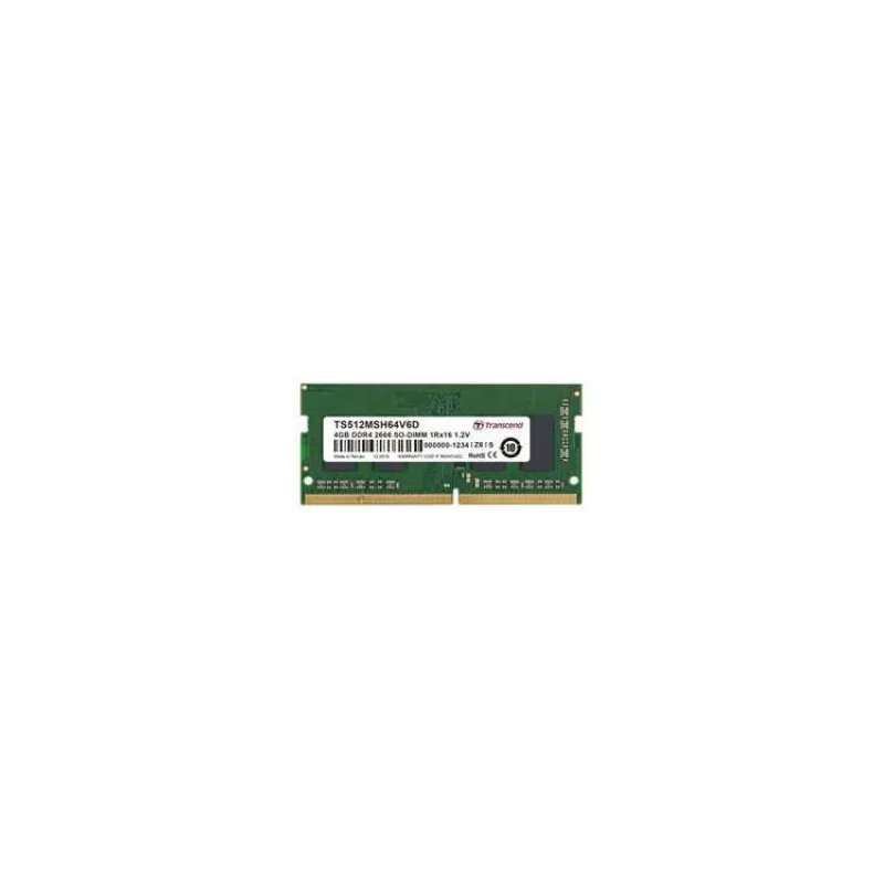 Transcend paměť 4GB SODIMM DDR4 2666 1Rx16 CL19 (TS512MSH64V6D)