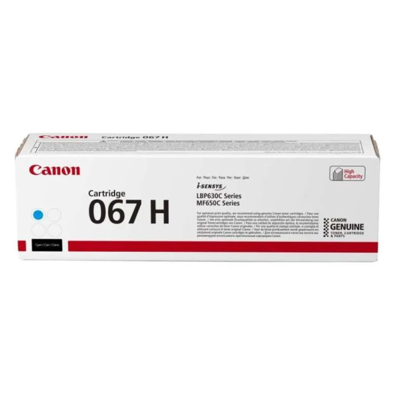 Canon originální toner 067H azurová pro i-SENSYS MF657Cdw (2350 str.) (5105C002)