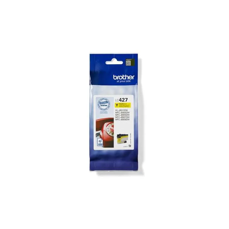 kazeta BROTHER LC-427 Yellow MFC-J5955DW/MFC-J6955DW/MFC-J6957DW (1500 str.) (LC427Y)