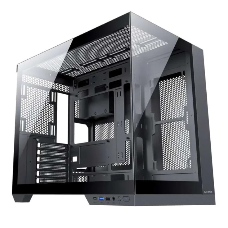1stCOOL CubeTower DREAMER, skrinka ATX, USB3.0, USB-C, čierna (CT-DREAMER-AU-USB3-C)