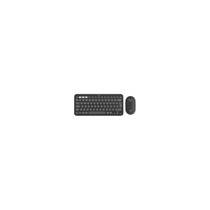 Logitech Pebble 2 combo - tenká bezdrôtová klávesnica a myš, kombo, US - grafitová (920-012239)