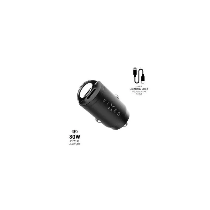 FIXED 2xUSB-C, USB-C/Lightning, 1,2 m, MFI, 30W (FIXCC30M-2CL-BK)