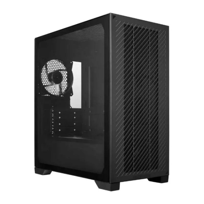 Cooler Master case Elite 301 Lite, mATX, Průhledná bočnice, 1x 120mm Fan, Černá (E301L-KGNN-S00)