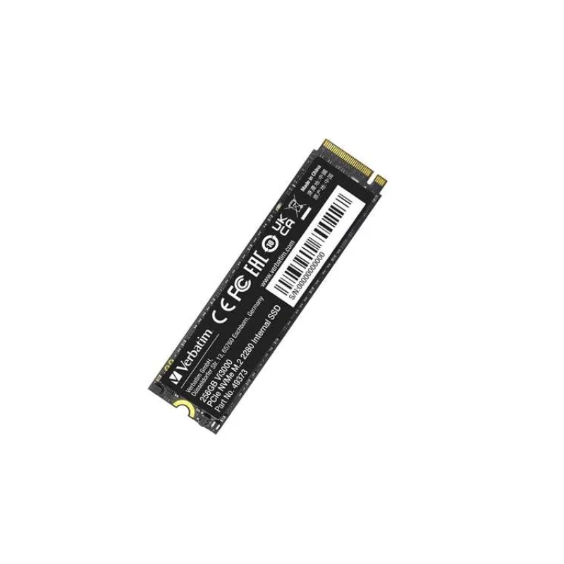 VERBATIM SSD Vi3000 Internal PCIe NVMe M.2 SSD 2TB , W 3000/ R 3300 MB/s (49376)