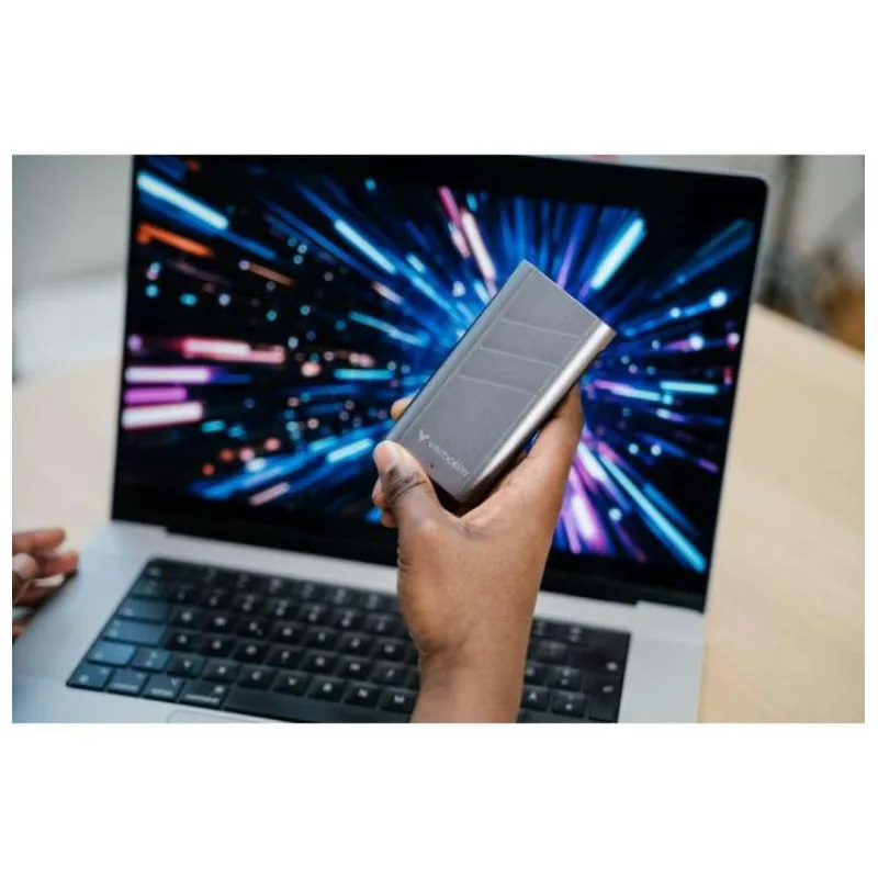 VERBATIM TurboMetal SSD 1TB USB-C 4.0, Odolné hliníkové tělo pro maximální ochranu (32021)