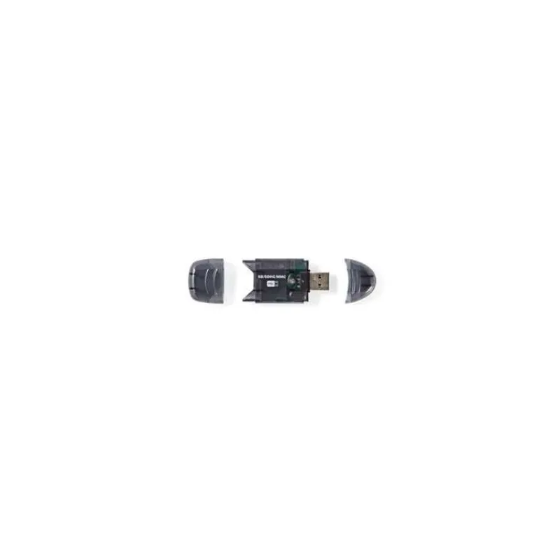NEDIS čtečka paměťových karet/ MMC / SD / SDHC / USB 2.0/ černá (CRDRU2100BK)