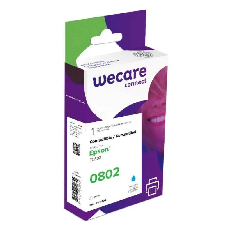 alt. kazeta wecare ARMOR pre EPSON Stylus Photo R265/285, RX585 Cyan (T080240) (K20507W4)