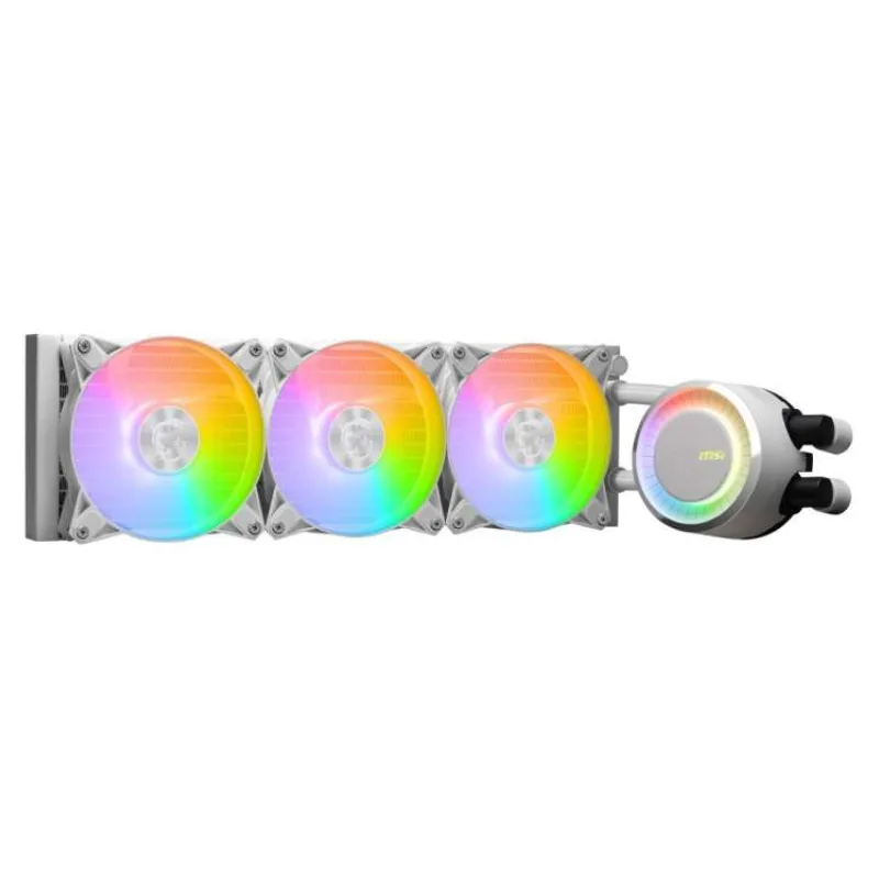 MSI vodní chladič CPU MAG CORELIQUID E360 WHITE/ 3x 120mm ARGB fan/ podpora LGA1700/ bílý (306-7ZW6E21-C24)