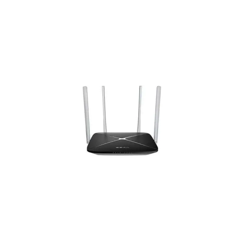 AC1200 Wireless Dual Band Router
SPEED: 300 Mbps at 2.4 GHz + 867 Mbps at 5 GHz
SPEC: 4× Fixed External Antennas, 3× 1 (AC12)