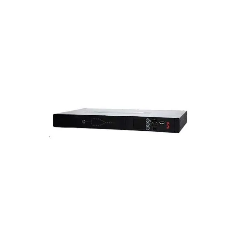 APC NetShelter Rack ATS, 230V, 16A, (8)C13 (1)C19 out, 1U, IEC-320 C20 (2) (AP4423A)