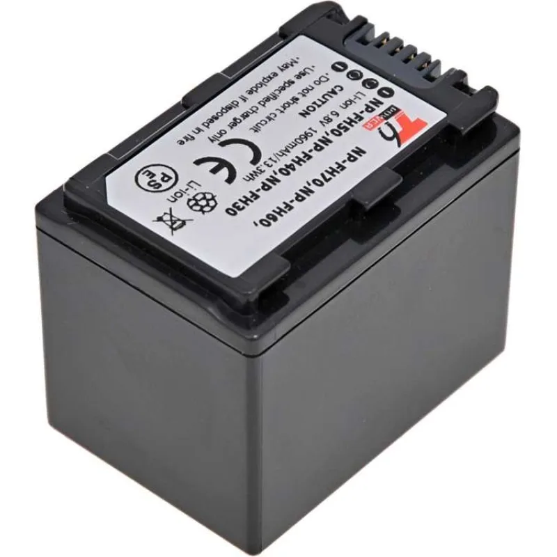 Baterie T6 Power Sony NP-FH70, 1400mAh, 9,5Wh, šedá (VCSO0051)