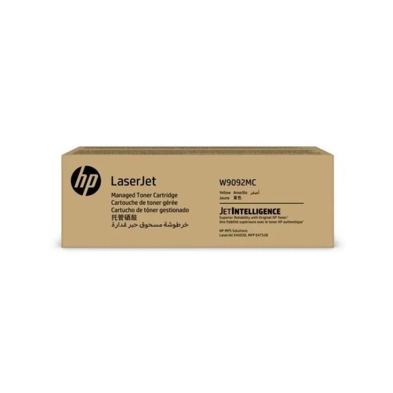 HP W9092MC High Yield Yellow Managed Original LaserJet Toner Cartridge (W9092MC)