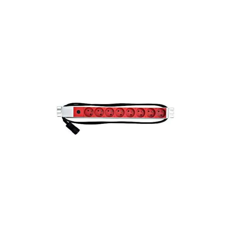 Napájací panel PDU 19",8xČSN,1xC14,10A,1U,kábel 2m (IU070131)