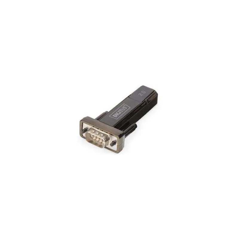 DIGITUS Převodník USB 2.0 na sériový, DSUB 9M vč. Kabelu USB A 80cm (DA-70167)