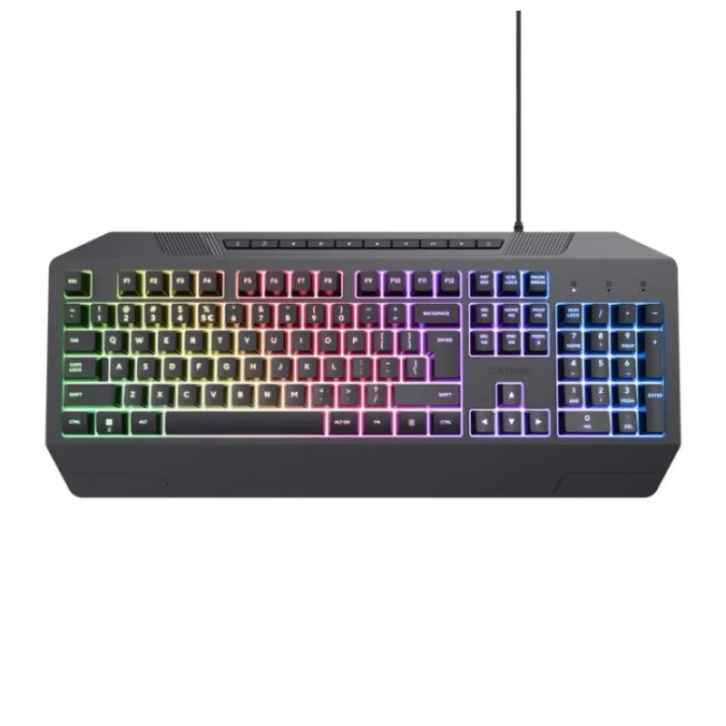 TRUST herní klávesnice GXT836 EVOCX, membránová, USB, US (24722)