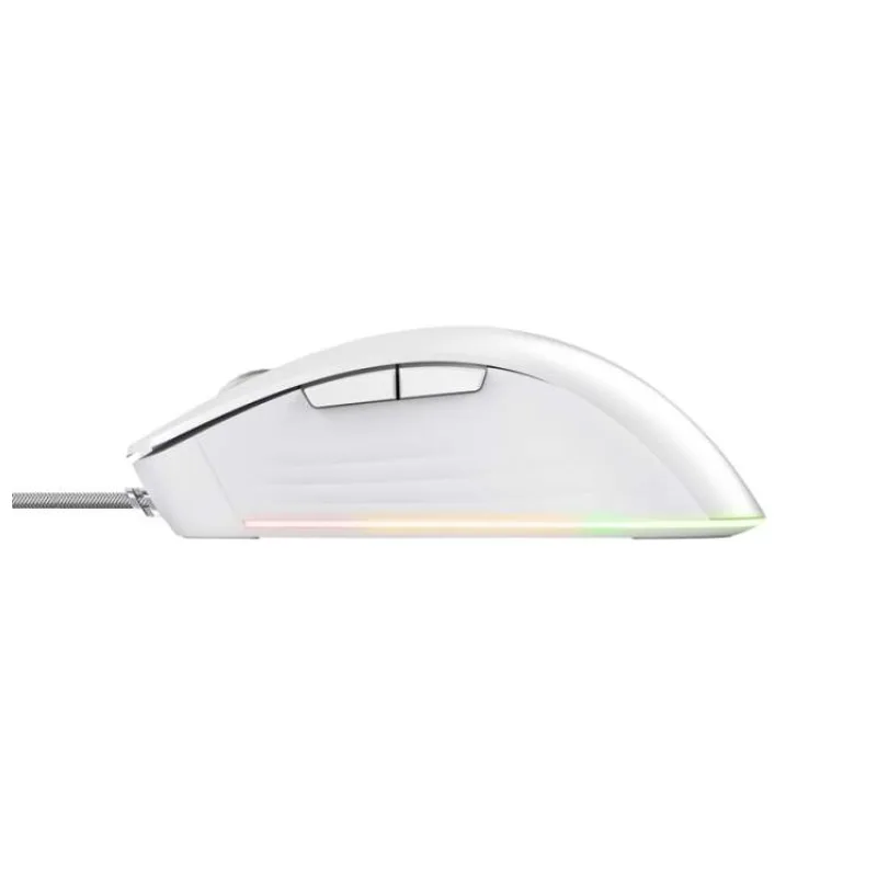 TRUST herní myš GXT 924W YBAR+ Gaming Mouse, optická, USB, bílá (24891)